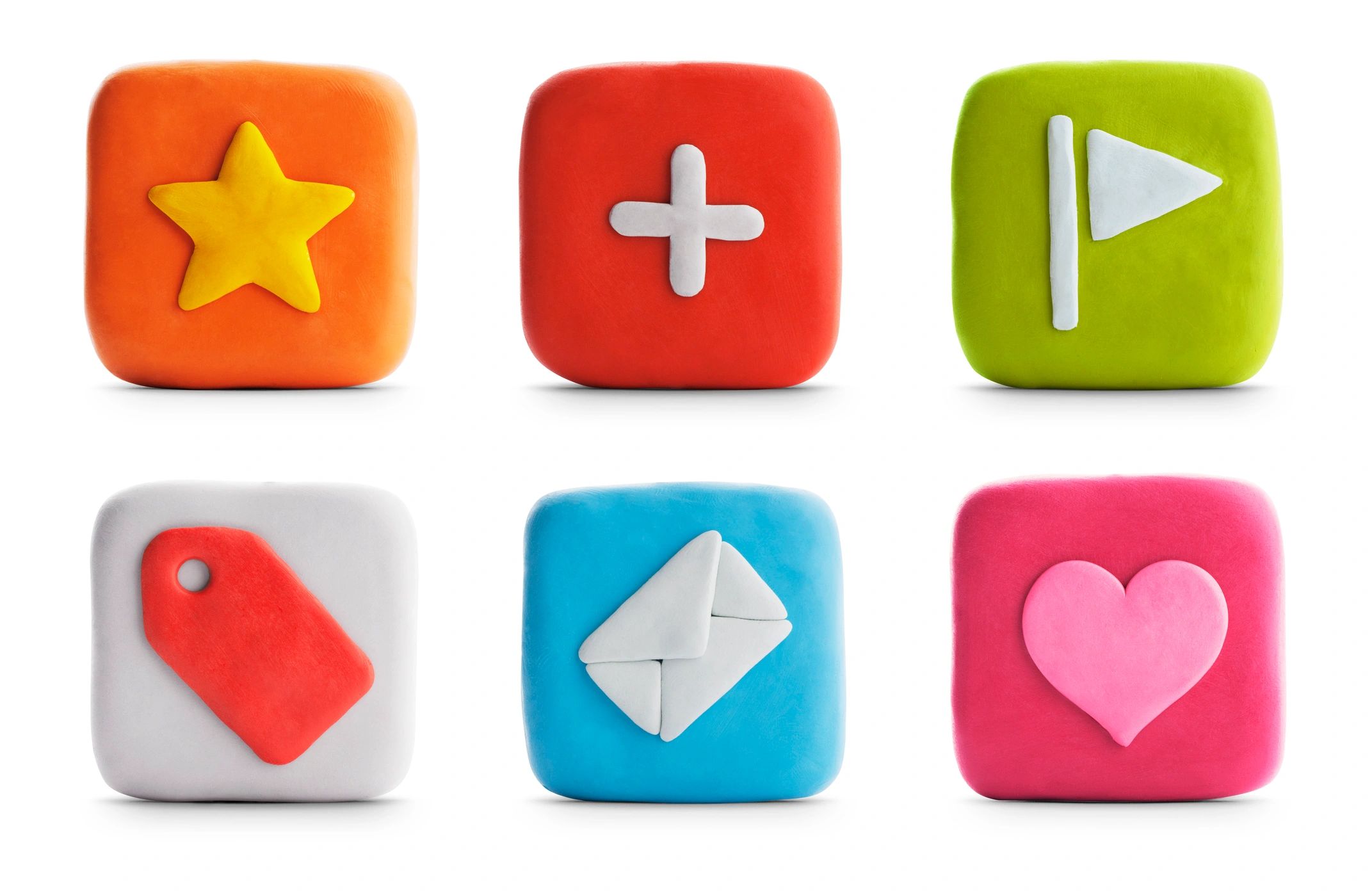 Plasticine icons