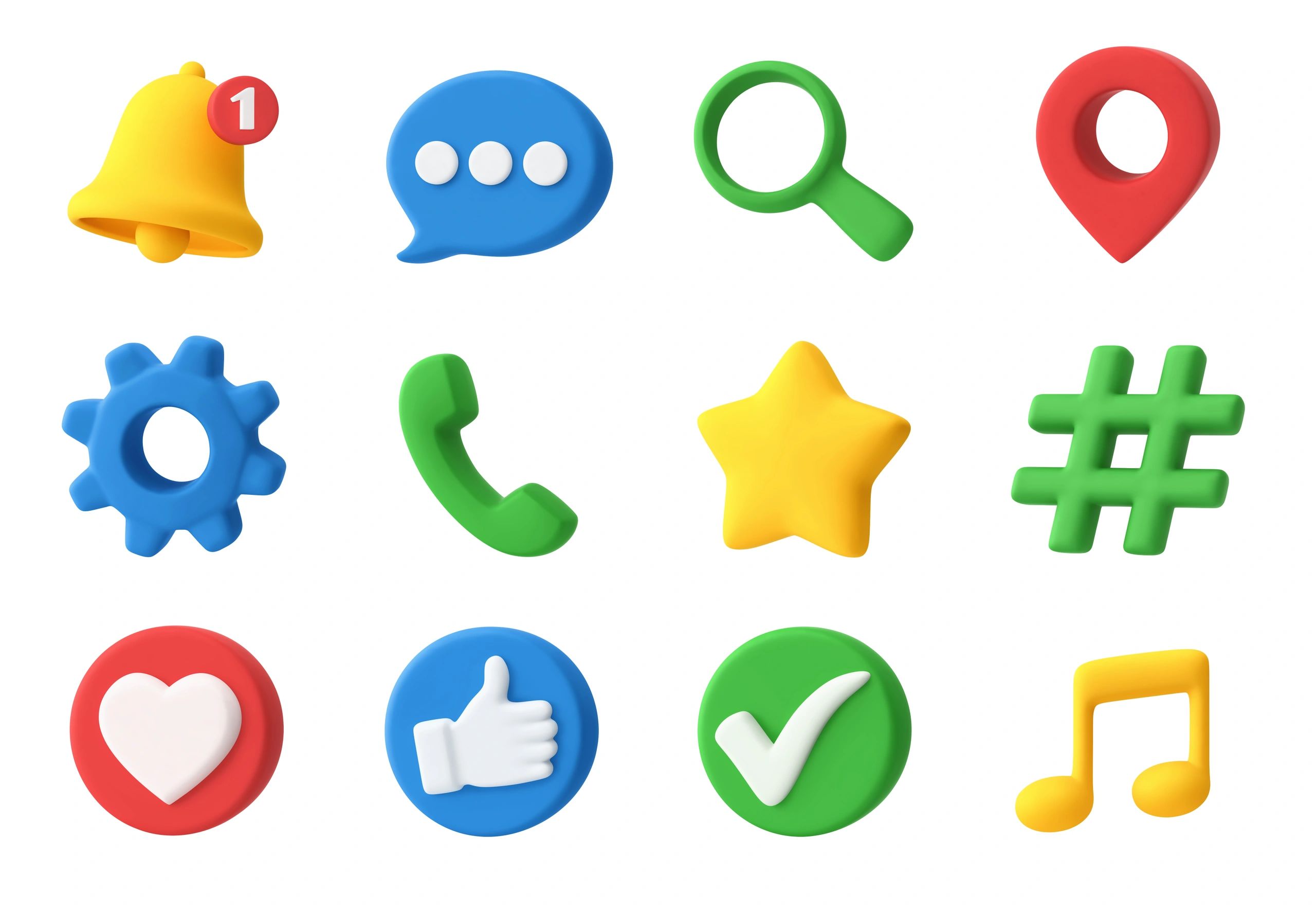 Social media icons showcasing community engagement